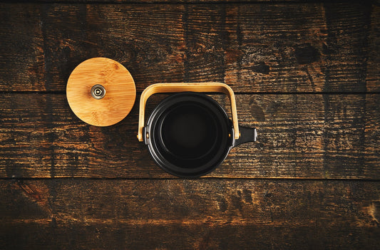 The Darma black ceramic teapot-1